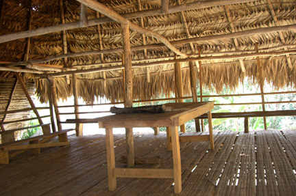 The dining/family room where we ate lunch