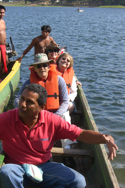 Starting out for the Embera Indian village