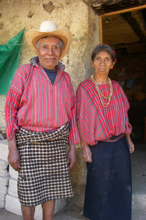 Local couple at home visit.