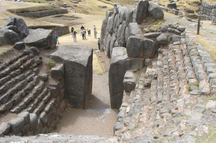 Sacsayhuaman (sexy woman)
A lot of climbing involved here, too!